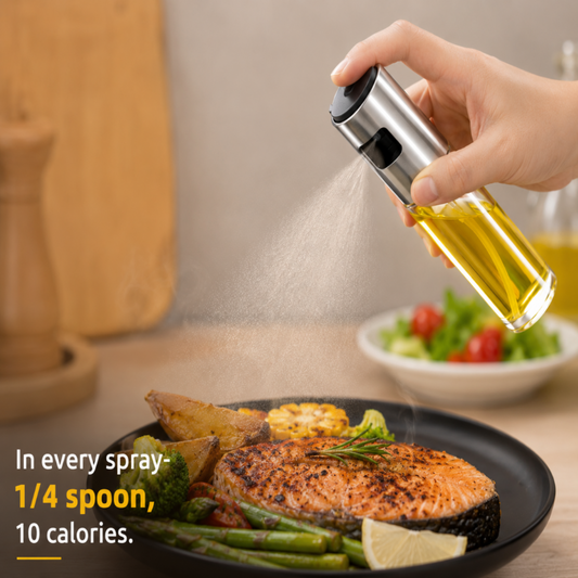 Oil Sprayer Dispenser Bottle for Cooking – Fine Mist Spray for Healthy Cooking