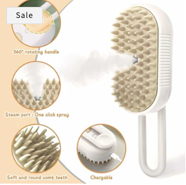 Electric Steam Massage Brush for Pets