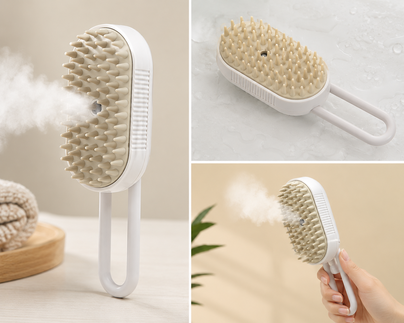 Electric Steam Massage Brush for Pets