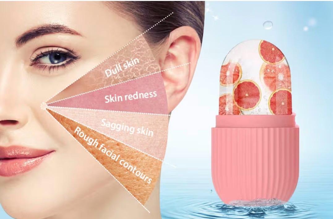 Beauty Face Ice Roller – Reusable Facial Massager for Glowing Skin