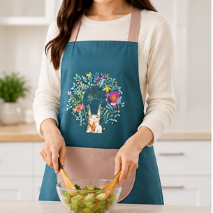 Kitchen Apron with Front Pocket – Stylish & Practical for Everyday Use.