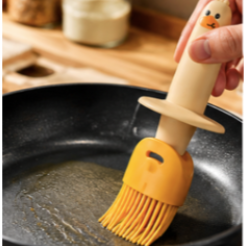 2-in-1 Oil Dispenser Bottle with Silicone Basting Brush